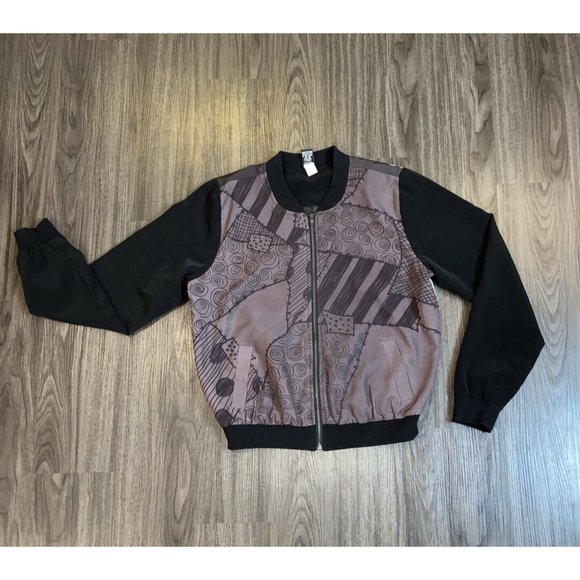 Disney Nightmare Before Christmas Bomber Jacket Jack Sally Love Women’s Large - Picture 3 of 9